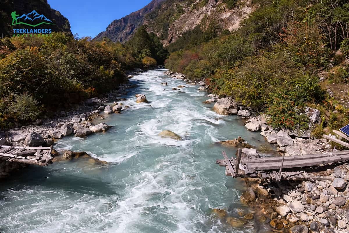 Langtang River - Langtang Valley Trek