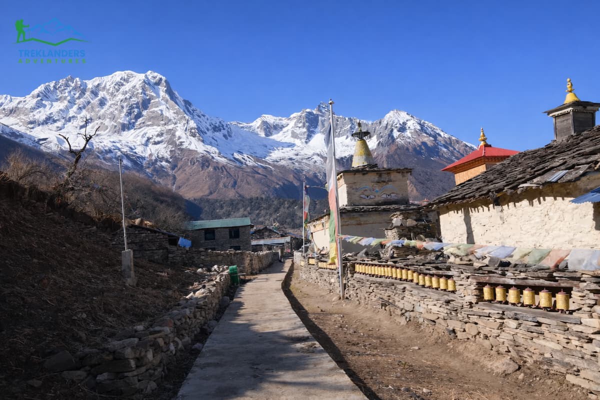 Samagaun- Manaslu circuit Trek