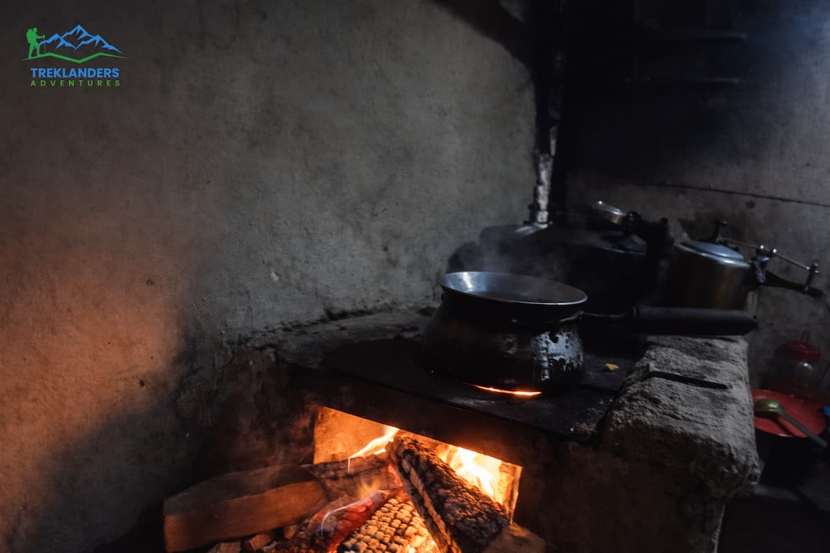 Wood-fire stoves- Mardi Himal Trek