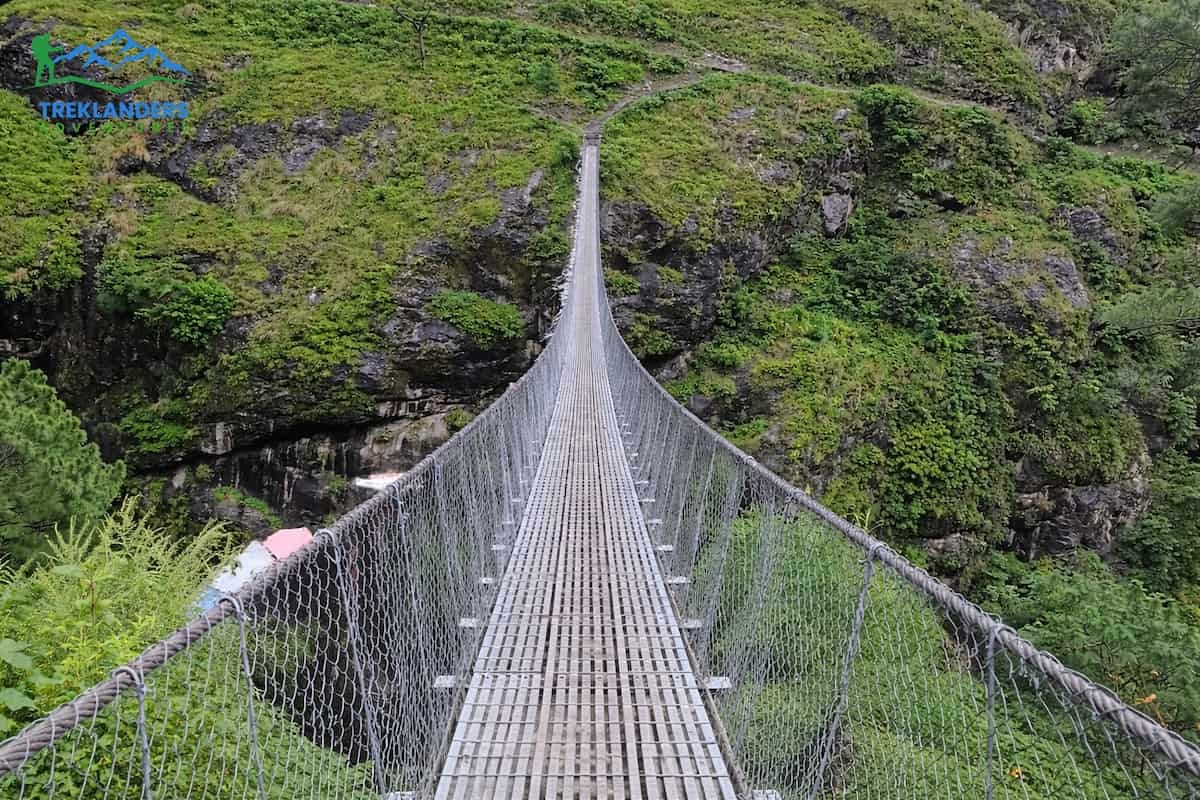 Suspension Bridge- Manaslu Circuit Trek