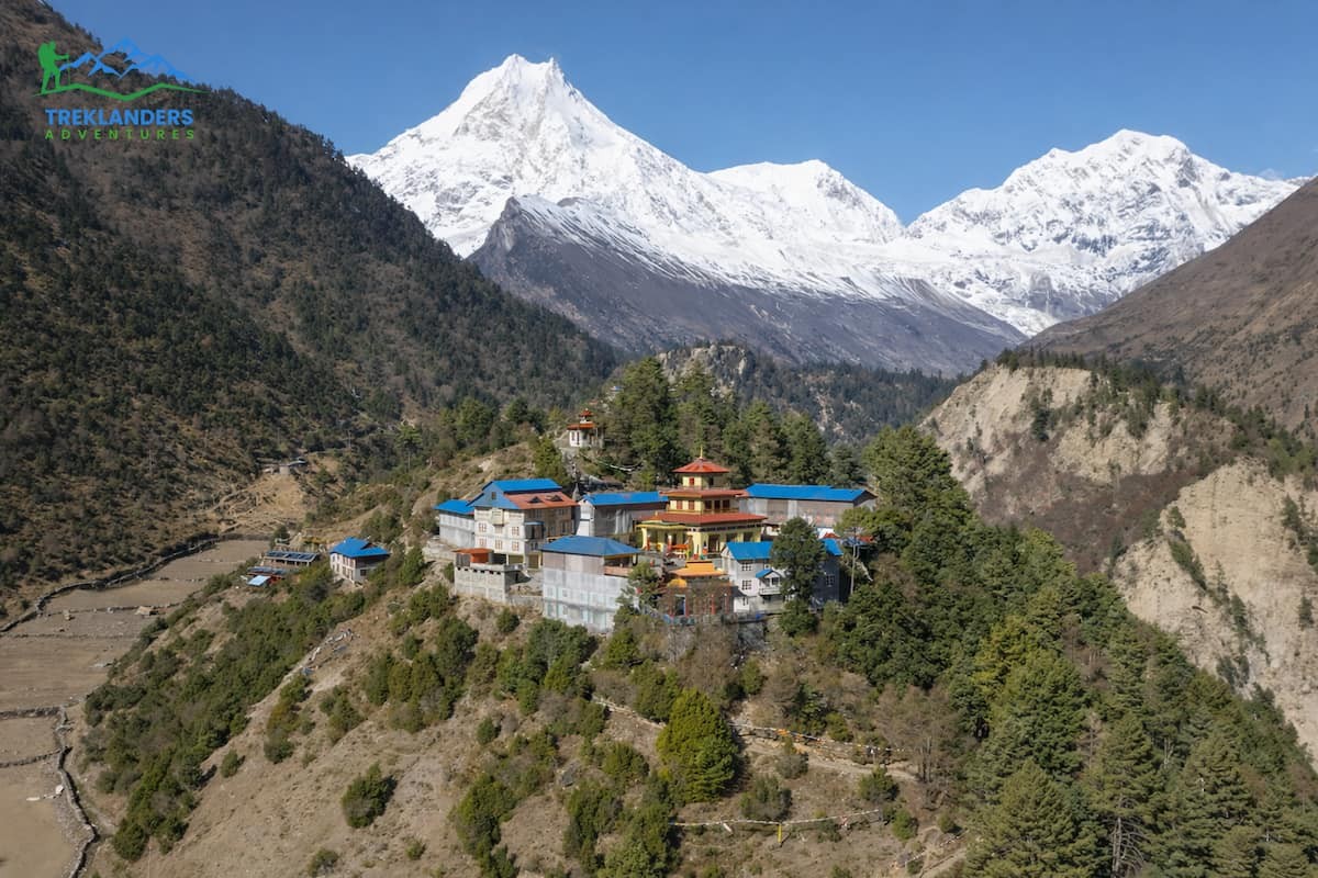 Ribung Monastery- Manaslu Circuit Trek