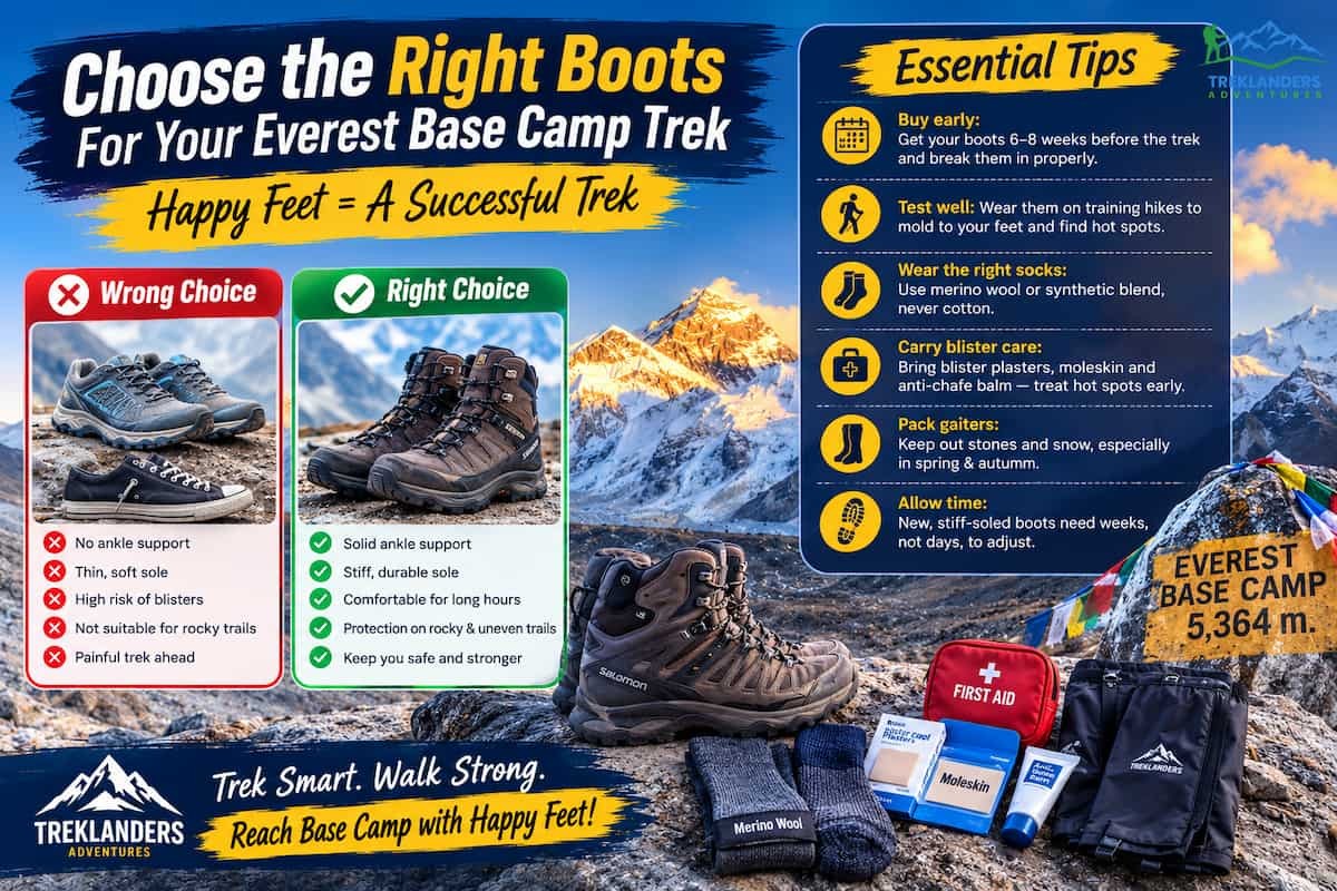 The Right Boots for the Everest Base Camp Trek