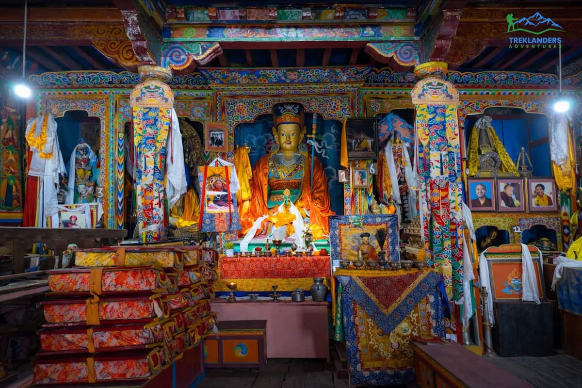Buddhist monastery during the Manaslu Circuit Trek