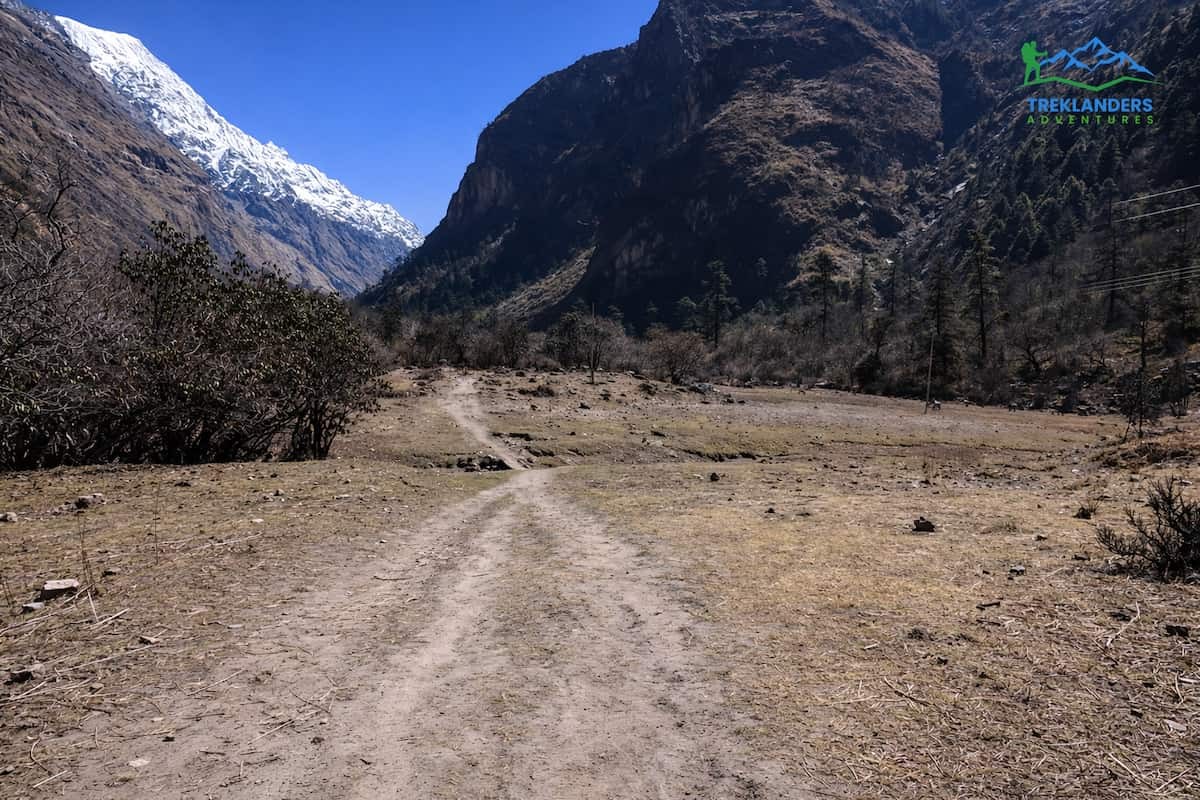 Trail Route from Lama Hotel to Ghoda Tabela
