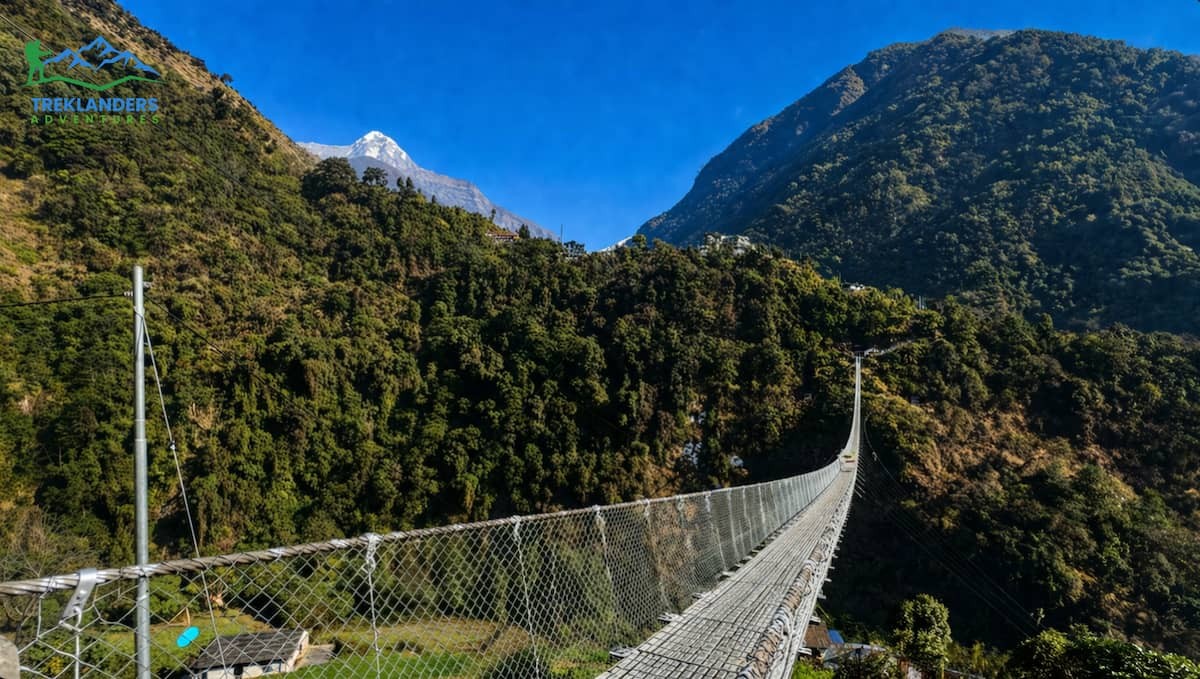 Suspension Bridge at Jhinu