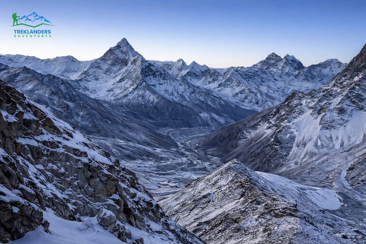 Mountain Views around Lobuche Village