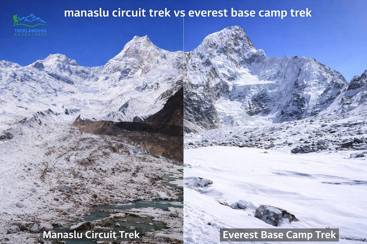 Manaslu Circuit Trek vs Everest Base Camp Trek