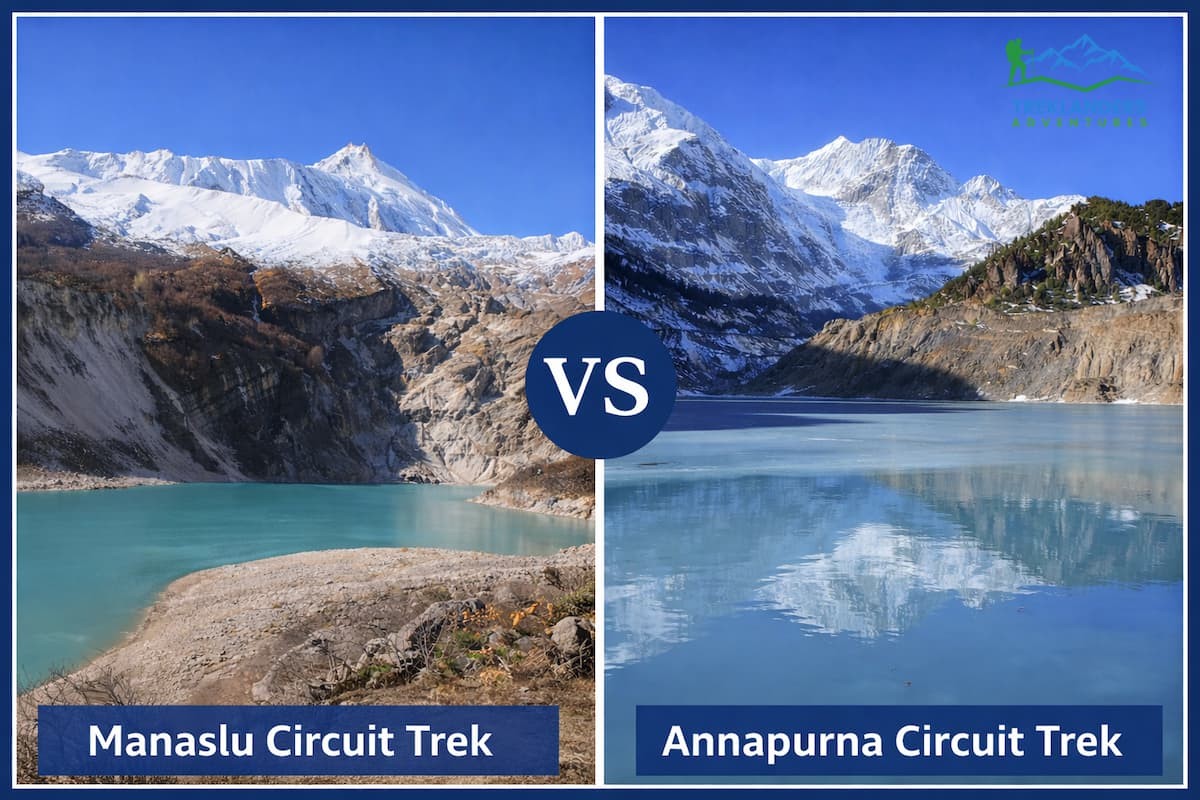 Manaslu Circuit Trek vs Annapurna Circuit Trek