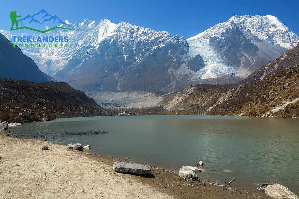 Glacier withLake- Langtang Valley Trek