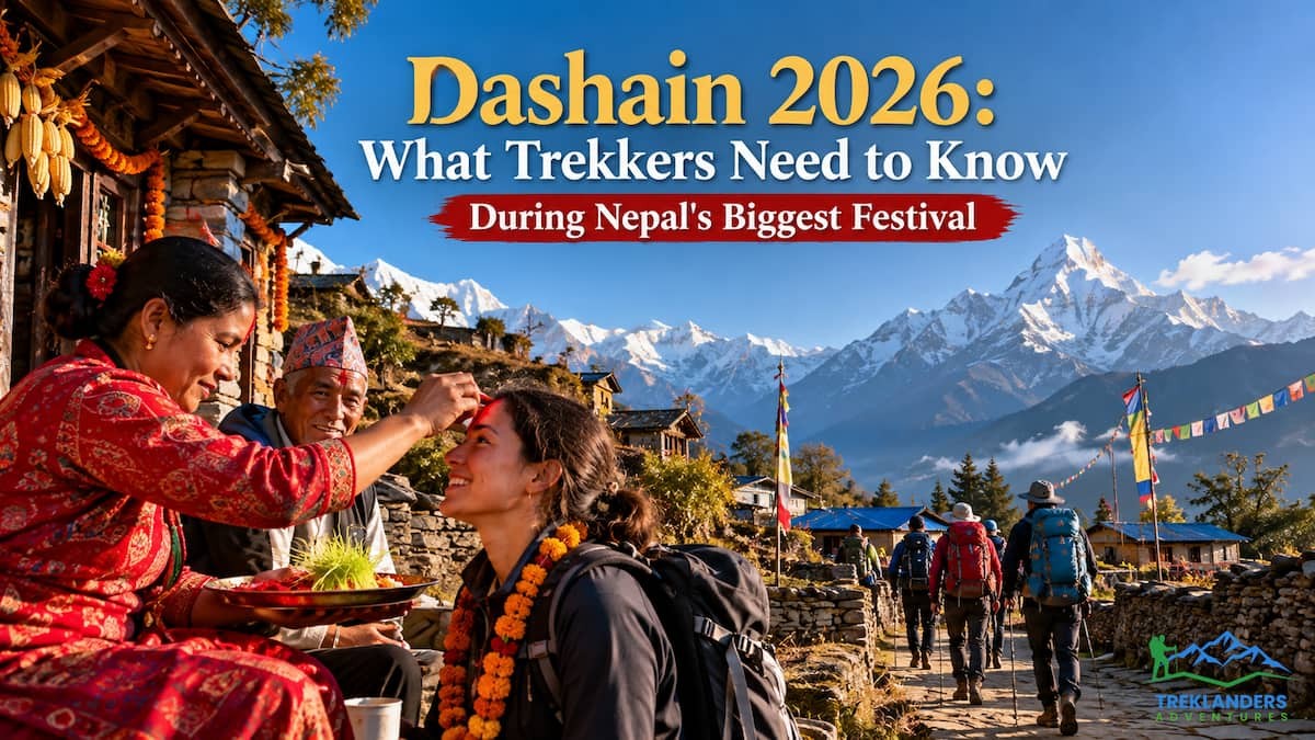 Dashain 2026: What Trekkers Need to Know During Nepal's Biggest Festival