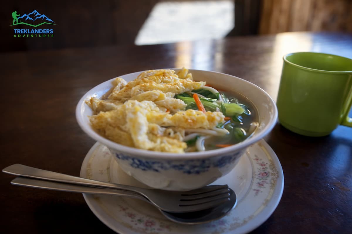 Food along the Everest Trekking