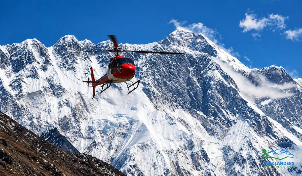 helicopter return