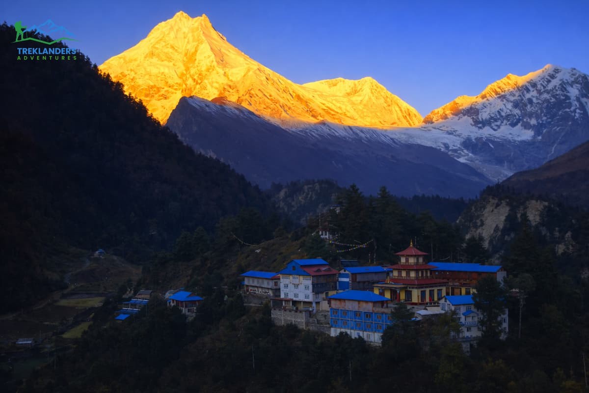 Sunset Views in the Manaslu Region