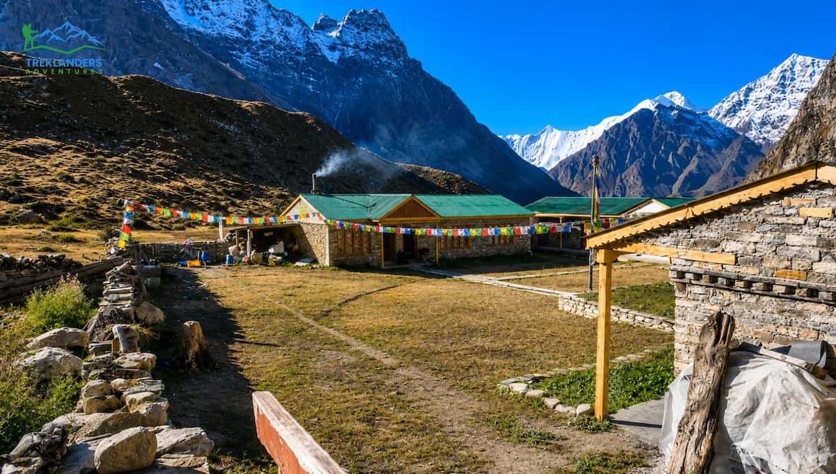 Accommodation along the Nar Phu Valley Trek