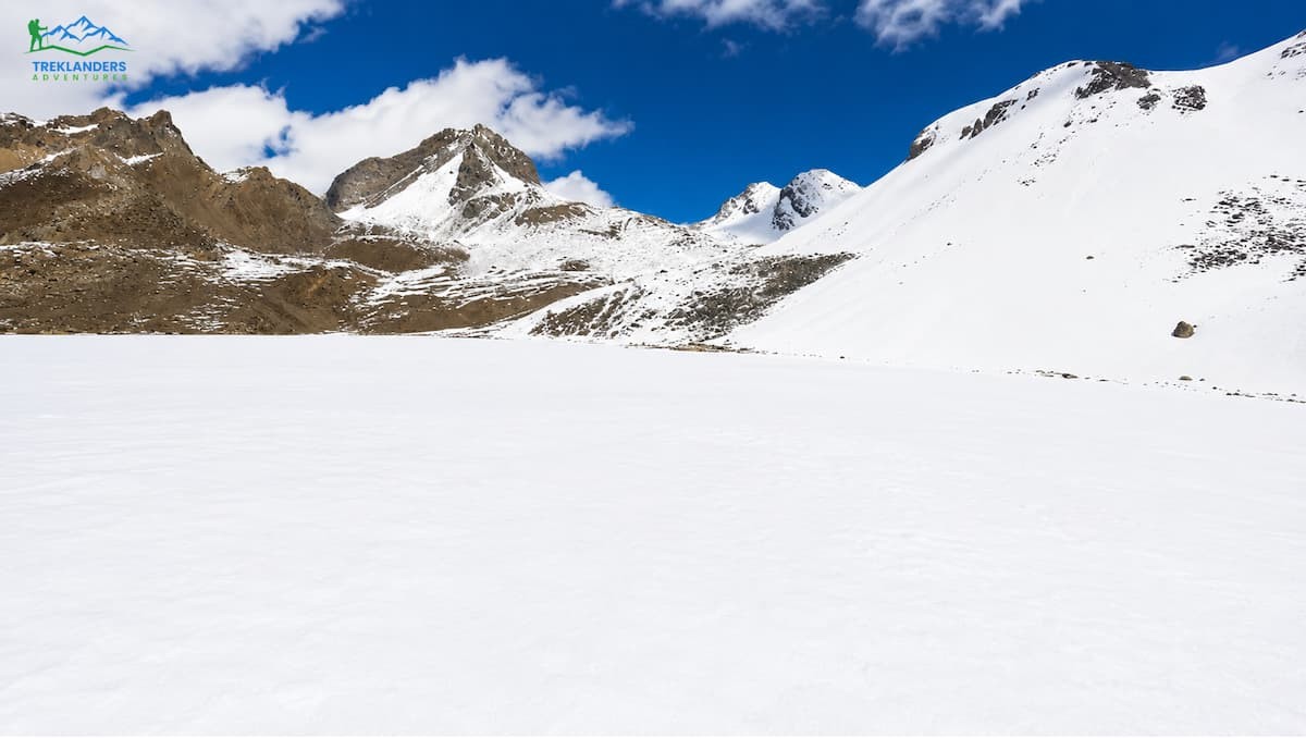 Ice Lake (Kicho Lake) at Manang