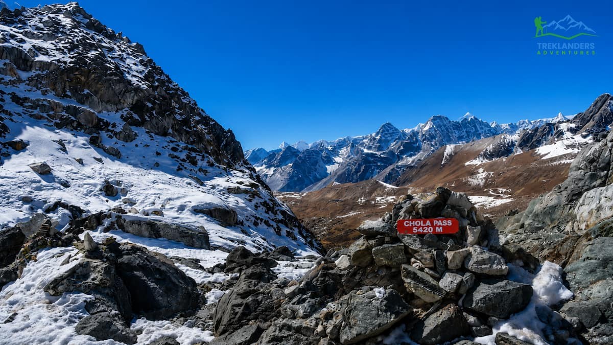 Chola Pass- Everest Region