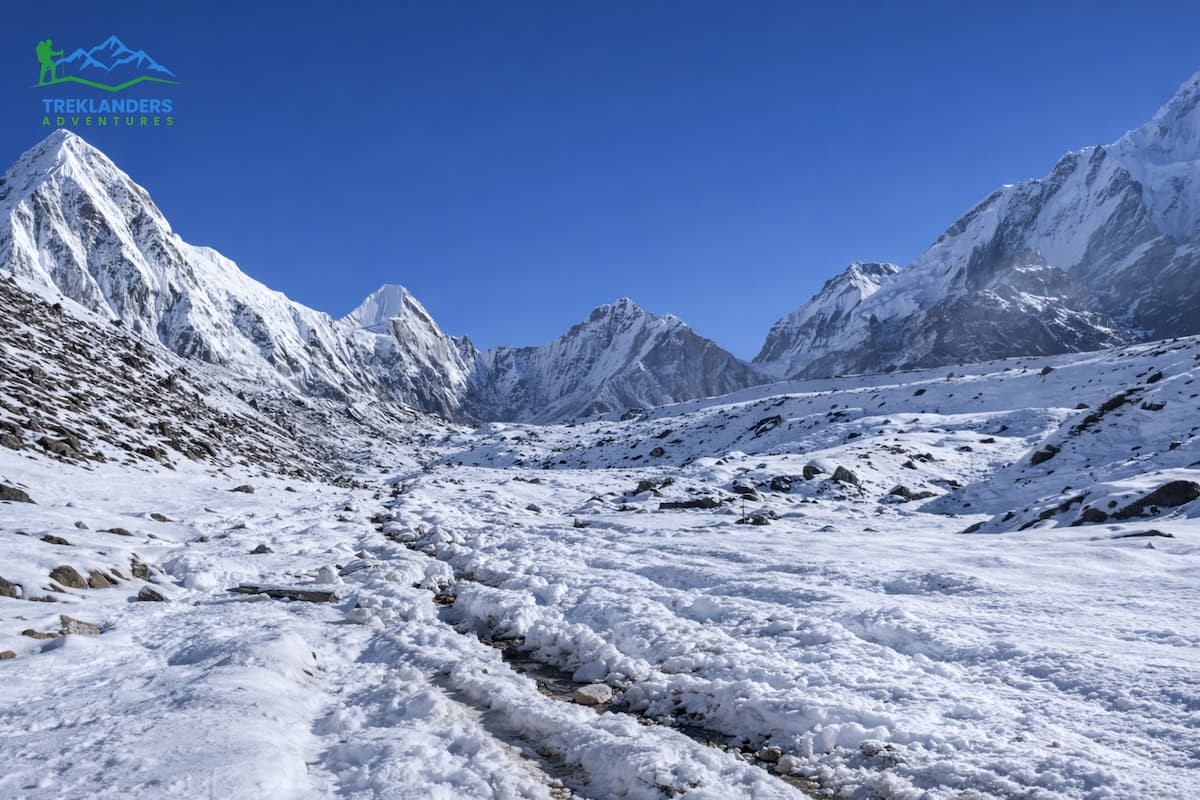 Trek from Lobuche to Gorak Shep and Everest Base Camp