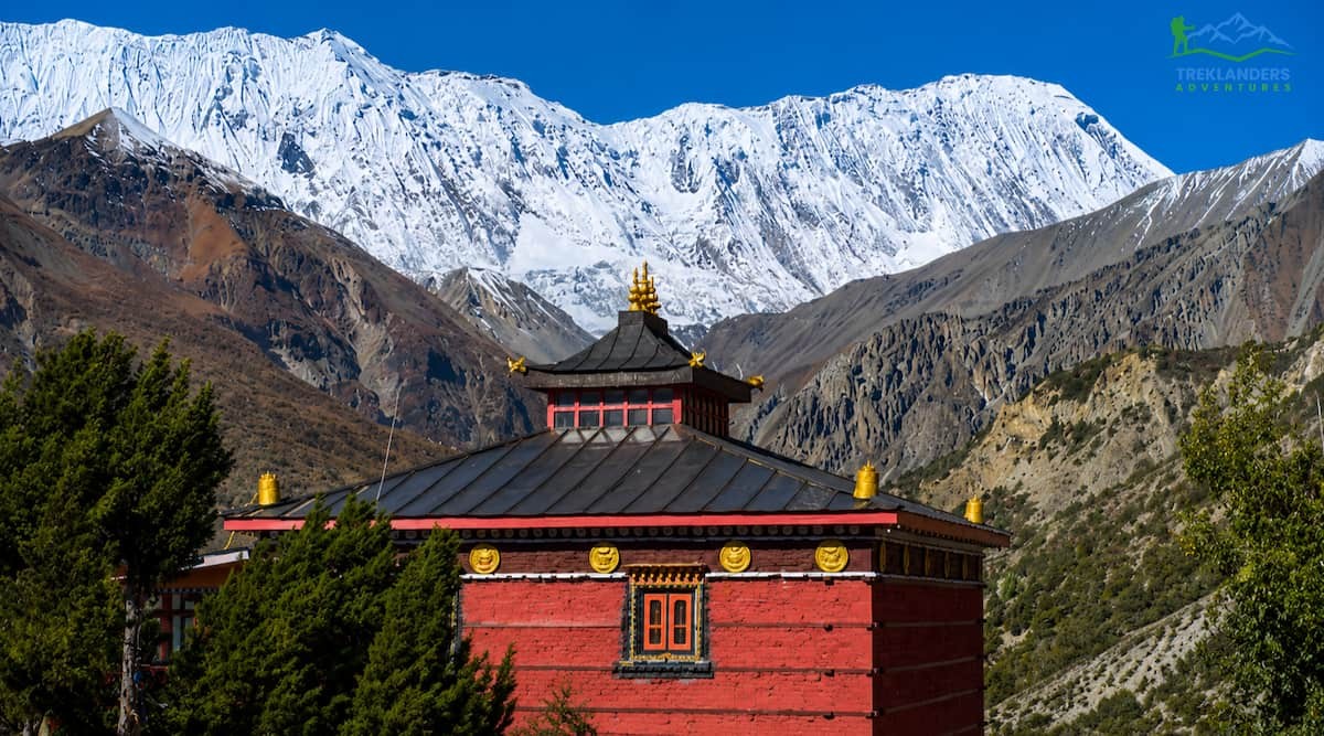 Monastery at Shree Kharka on the Tilicho Lake Trek
