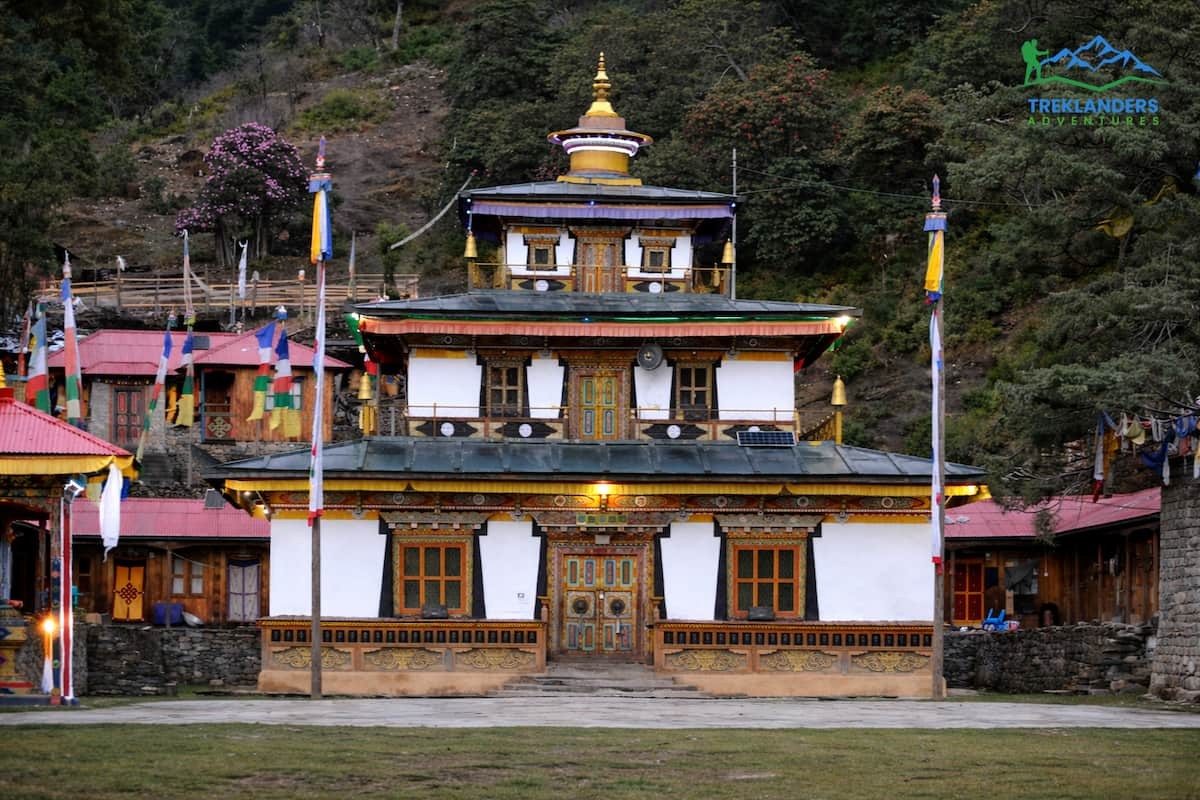 Serang monastery- Manaslu Circuit Trek