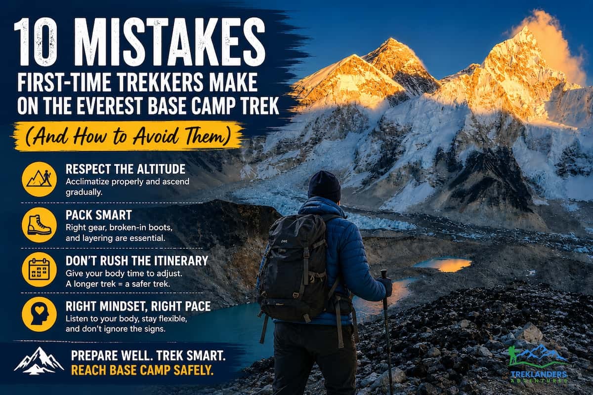 10 Mistakes First-Time Trekkers Make on the Everest Base Camp Trek