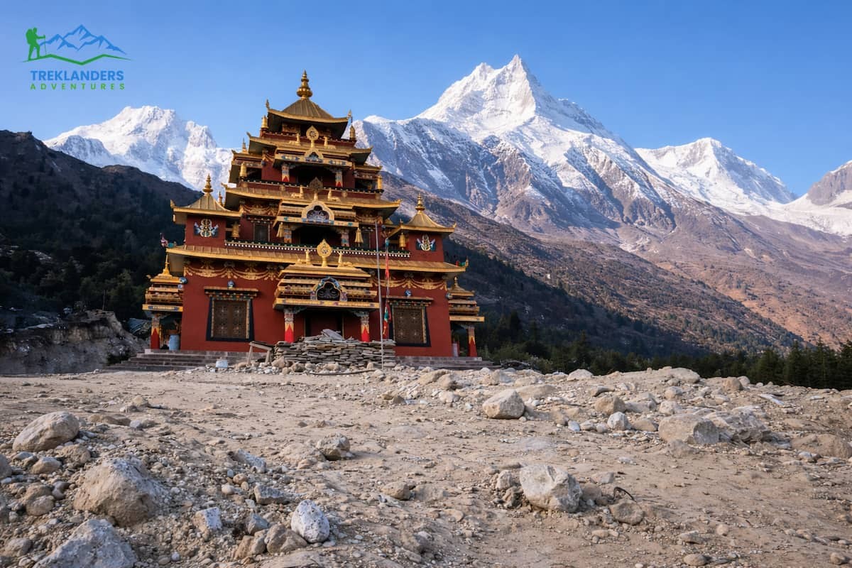 Monastery- Manaslu Circuit Trek