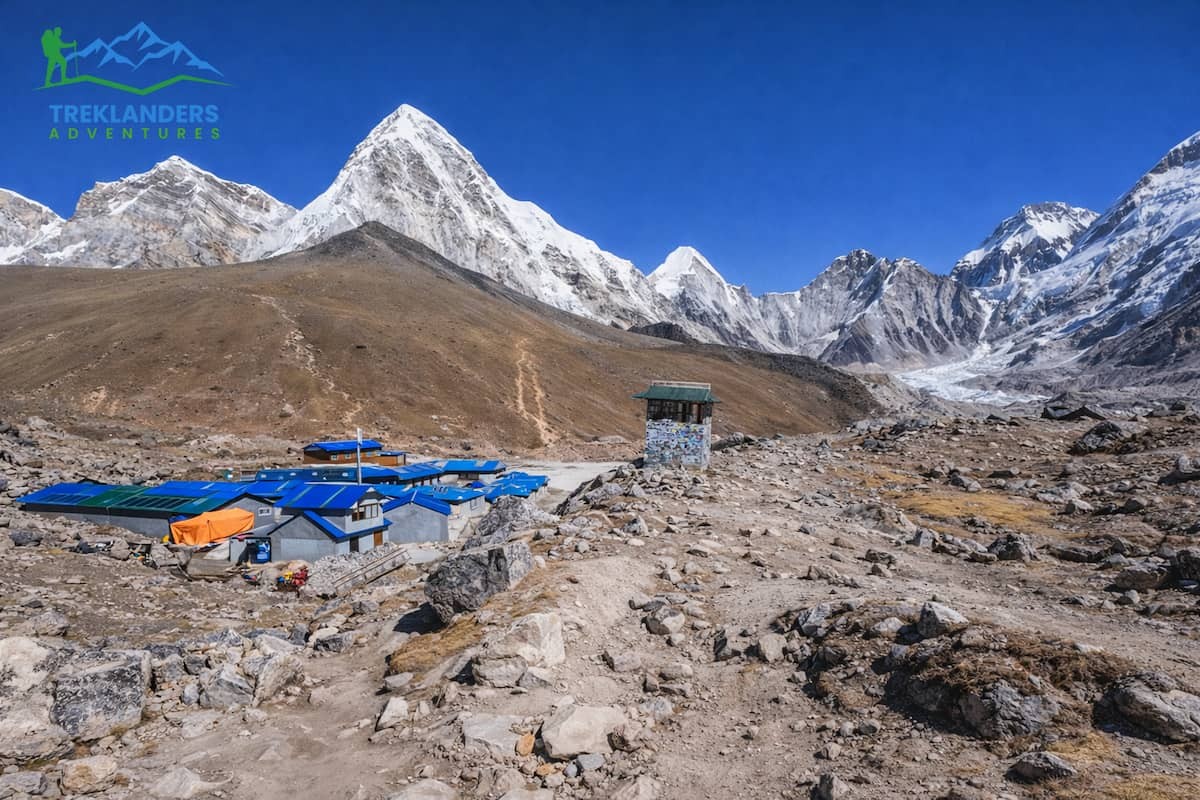 Guesthouse accommodation at Gorakshep - Everest Base Camp Trek