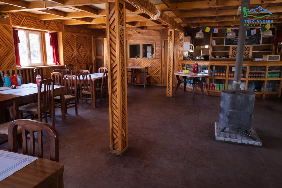 Dining Area at Lobuche Guesthouses