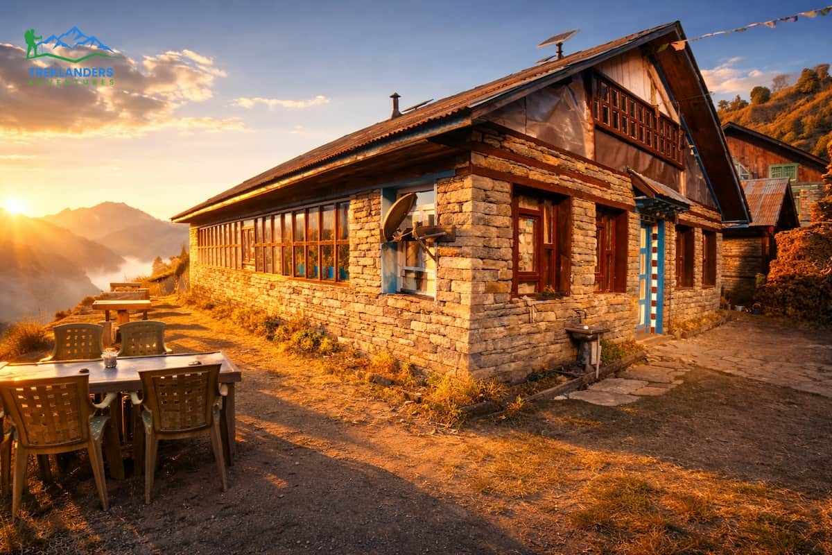 Accommodation ( Tea Houses Lodges) along Gosakunda Lake Trek