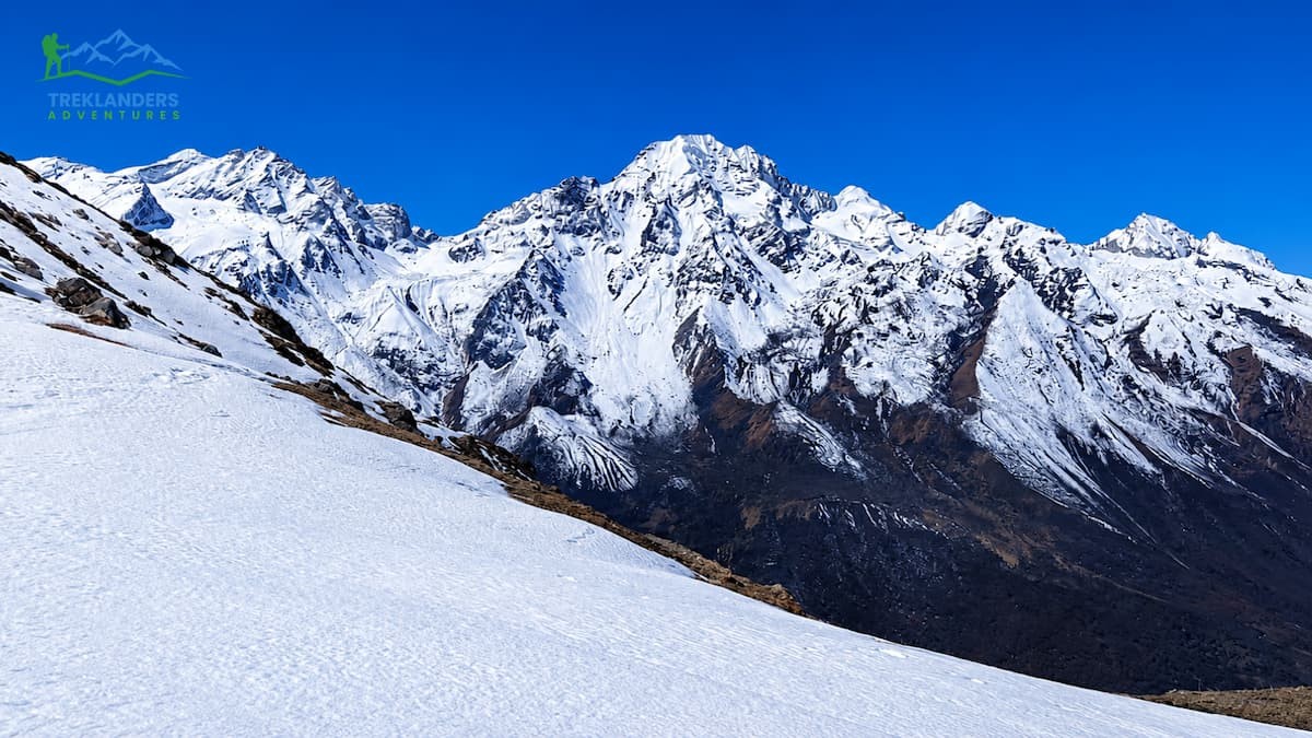 View from Tserko ri - Langtang Valley Trek