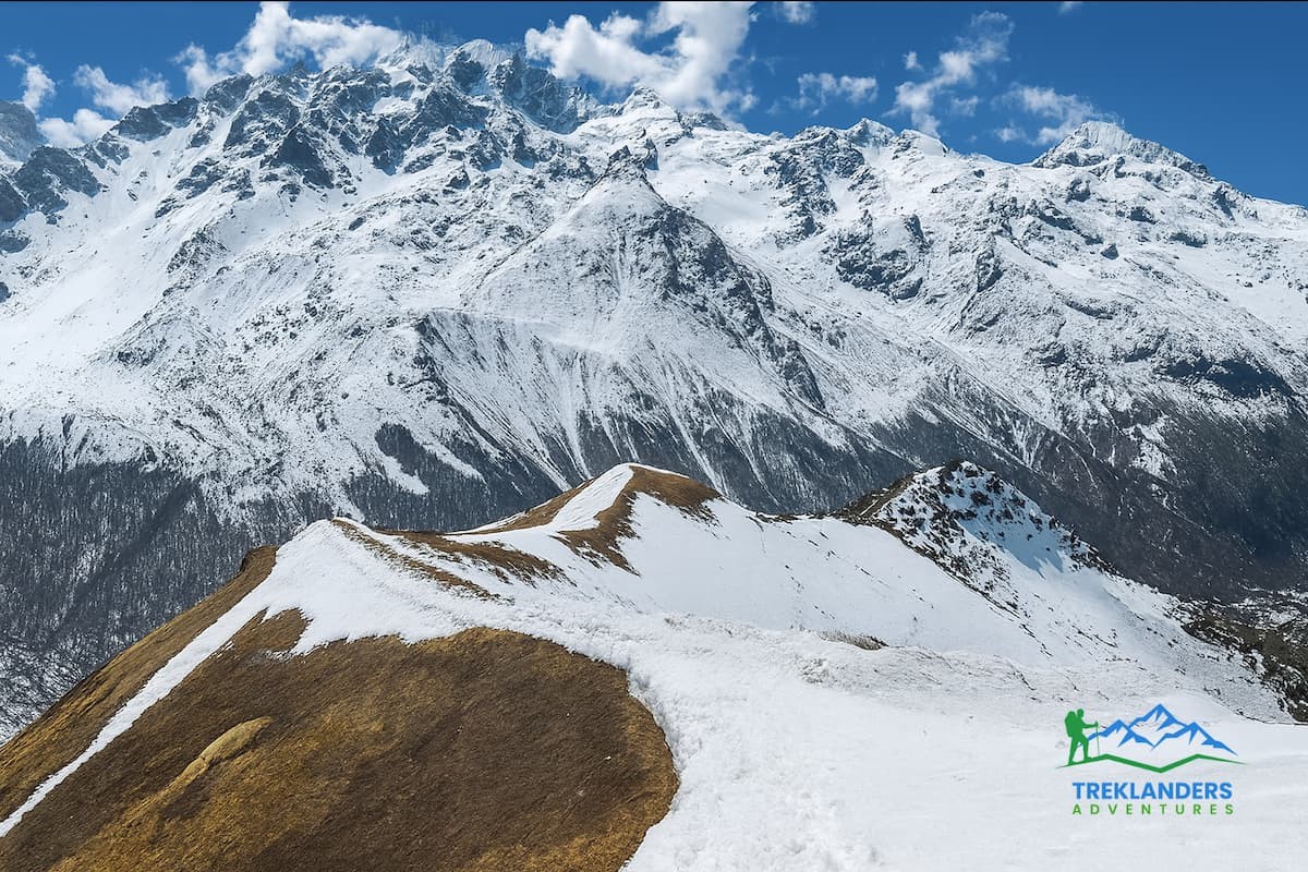 View from langtang Ri