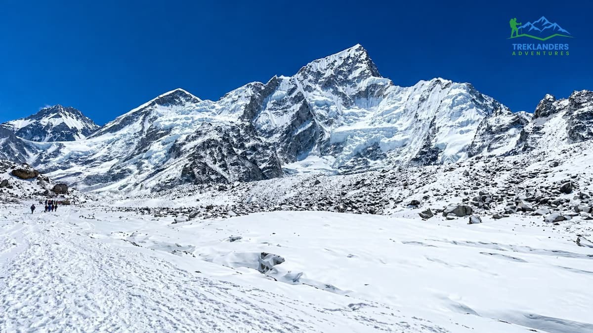 Everest Base Camp in winter