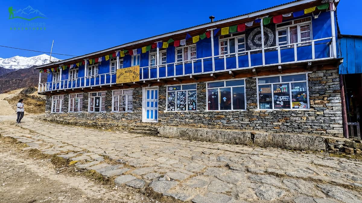 Teahouse Accommodation at Lauribina during Gosaikunda Trek