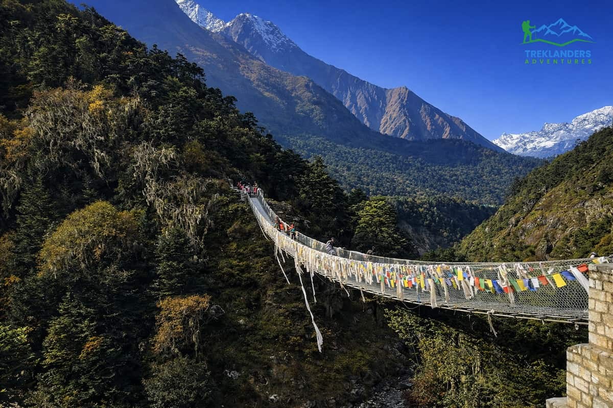 Suspension Bridge- Everest Base Camp Trek