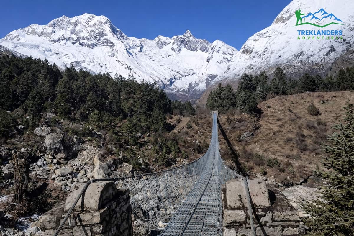 Suspension Bridge- Manaslu Circuit Trek