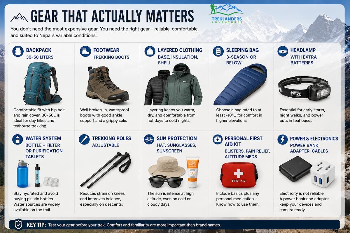 Gear That Actually Matters