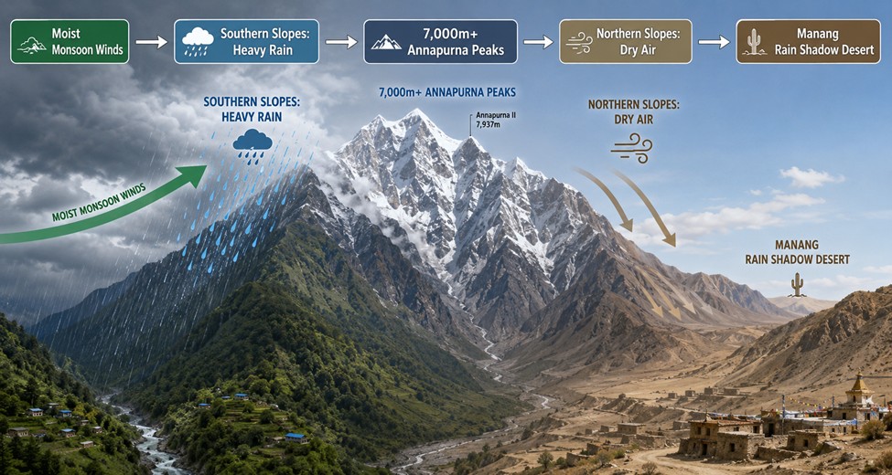 Understanding the Rain Shadow in Manang