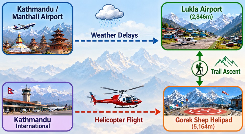 Weather and Logistical Vulnerabilities during EBC Trek