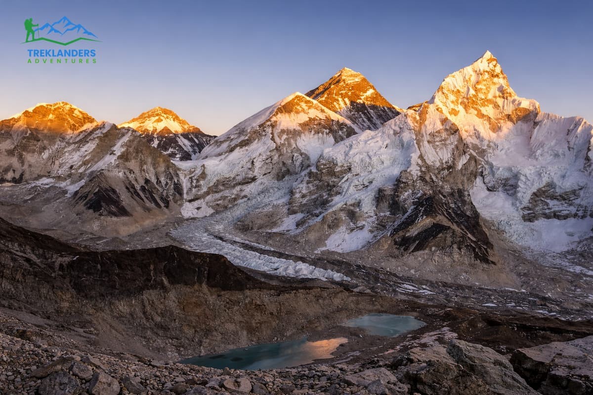 Sunset view from Kala Patthar- Everest Base Camp Trek