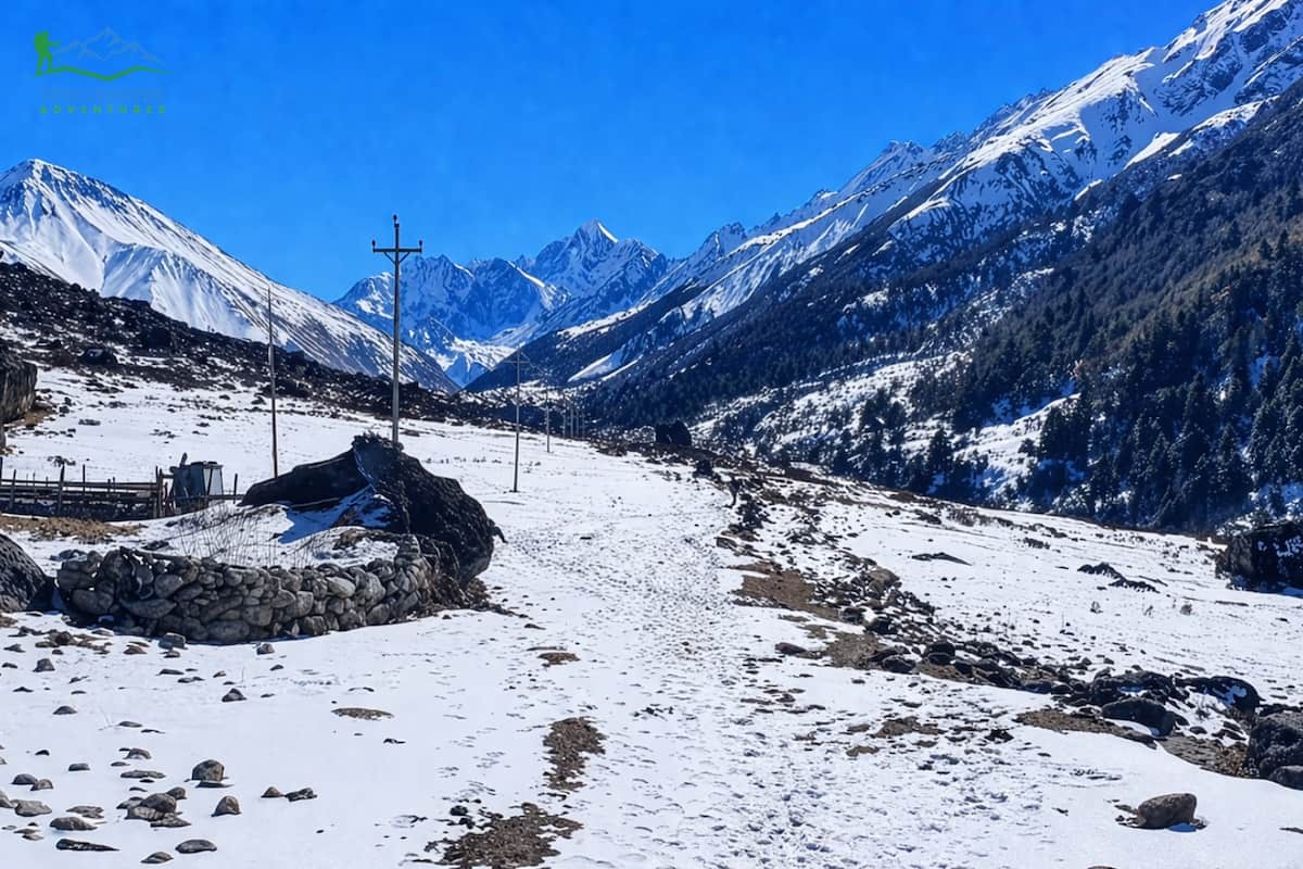 Mundu Village in winter 
