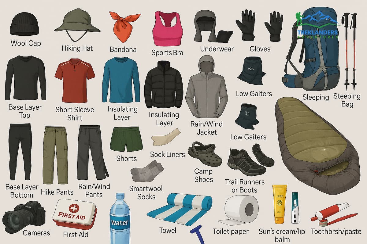 Manaslu Circuit Trek Packing List
