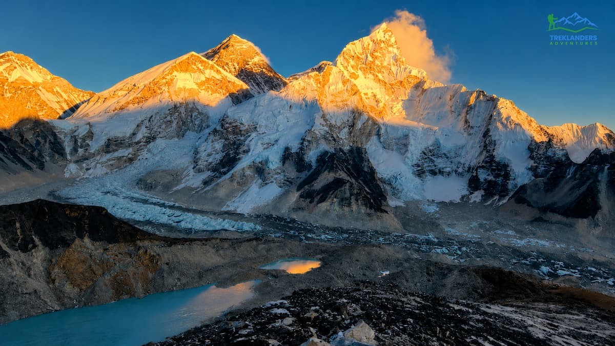 Sunset Panorama of Mount Everest from Kala Patthar