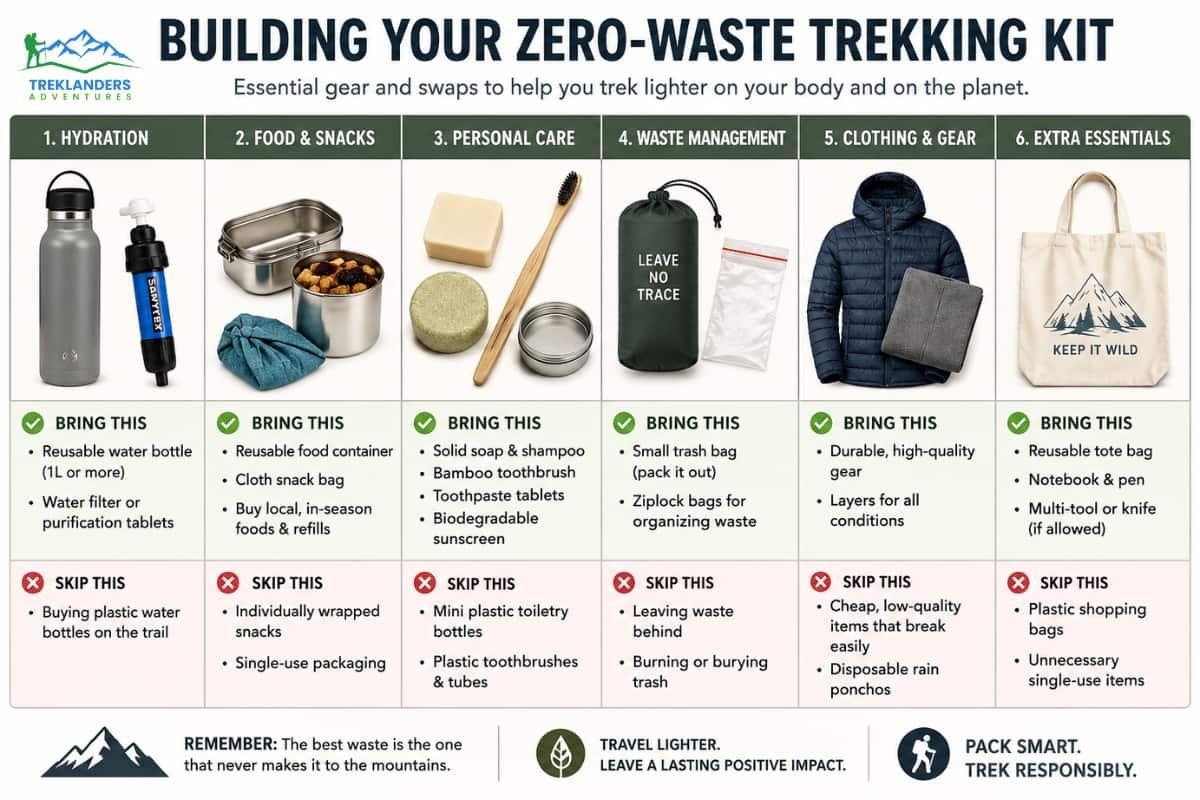 Zero-waste Trekking Kit