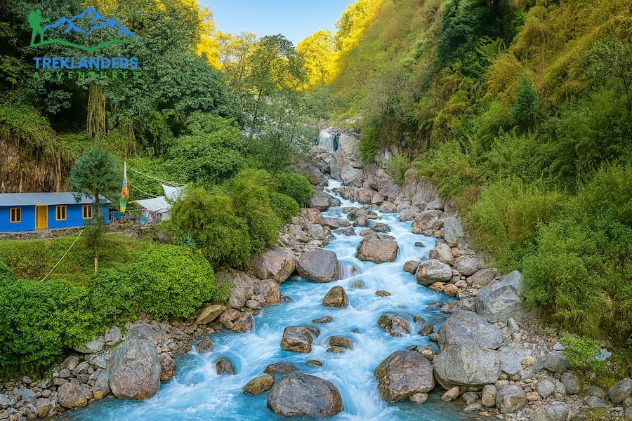 Langtang River- Langtang Valley Trek