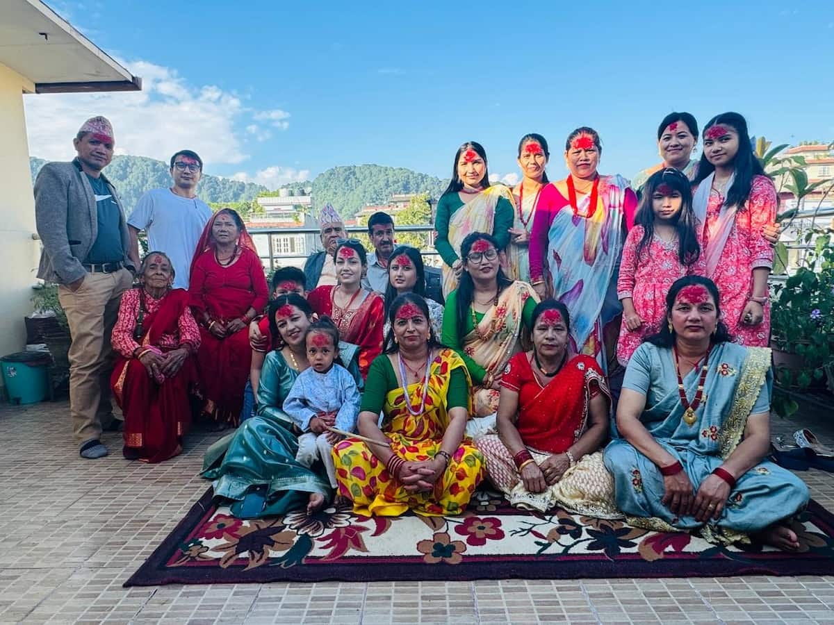 Dashain festival celebrated with family gatherings