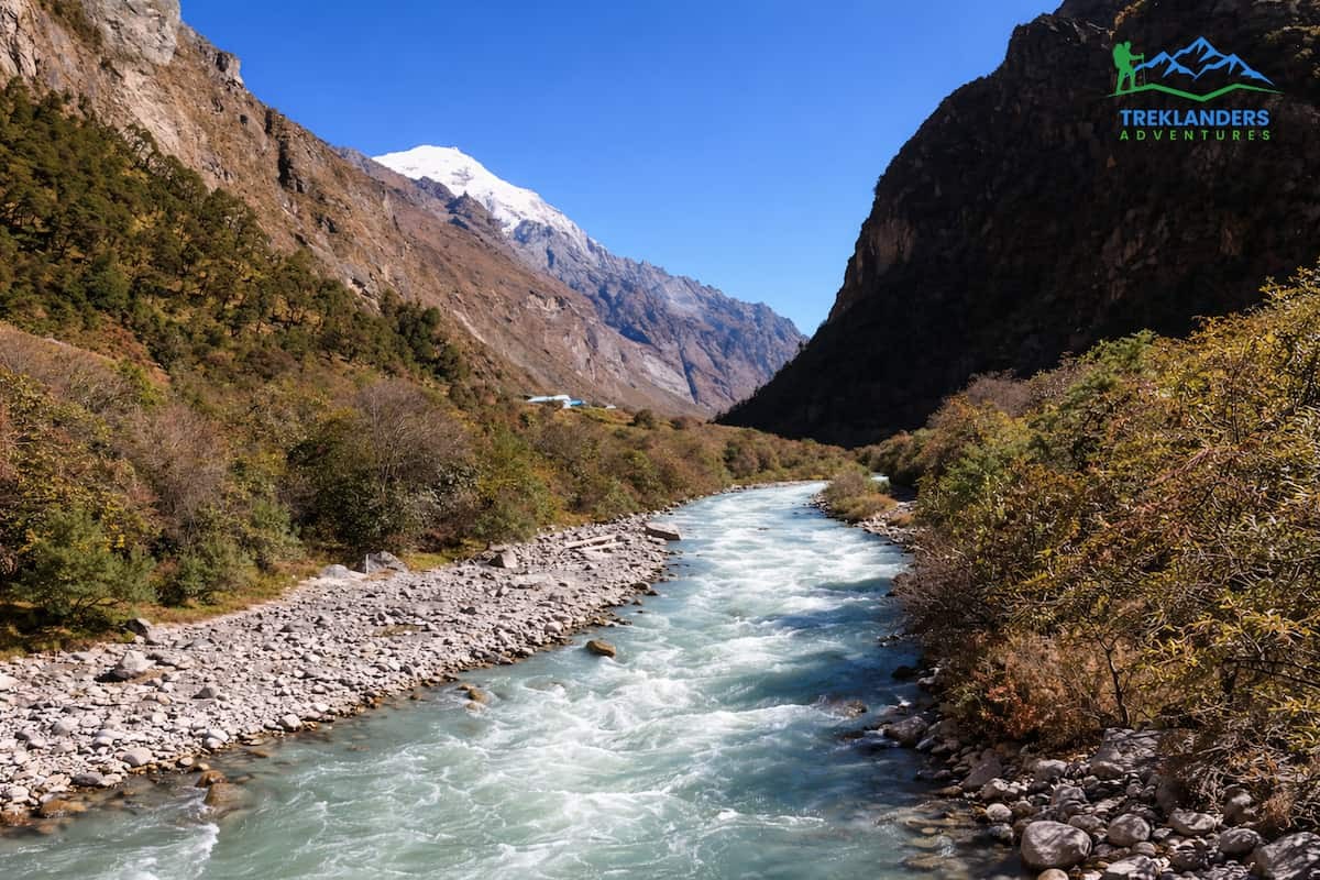 Langtang River - langtang Valley Trek