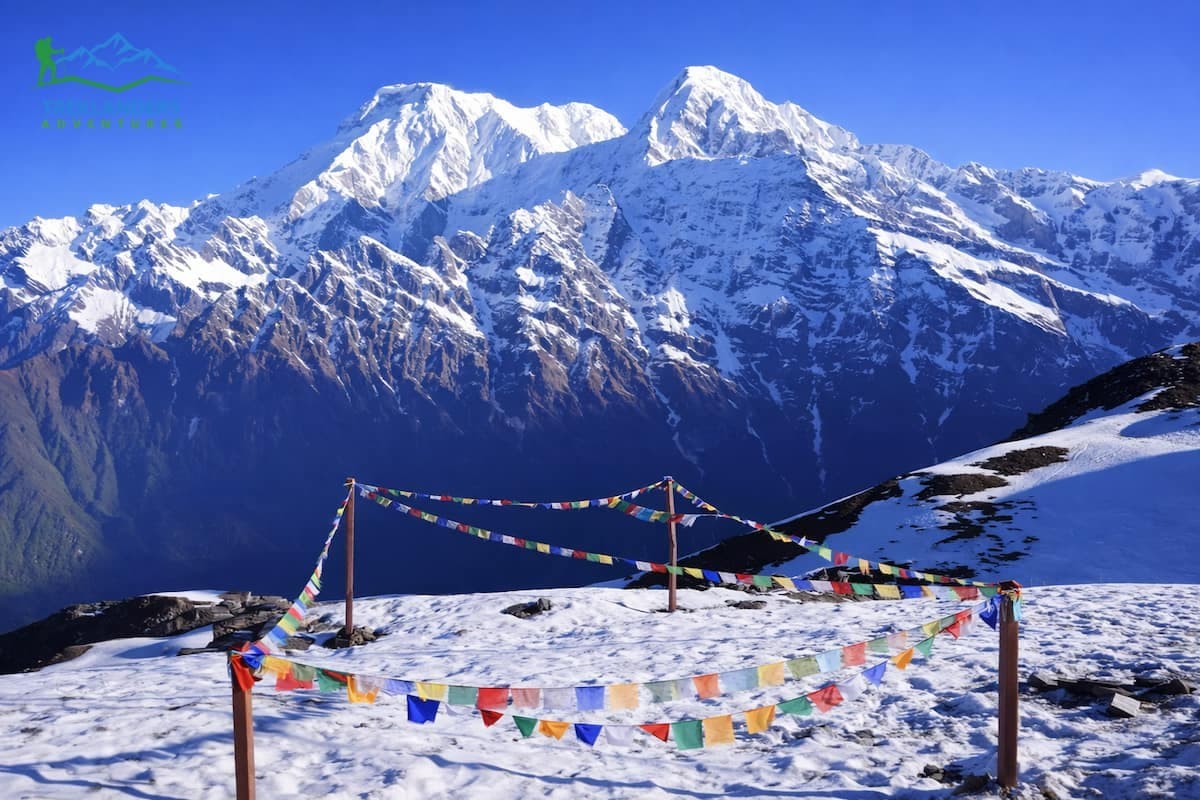 Annapurna South (7,219 m) and Hiunchuli (6,441 m) - Mardi Himal Trek