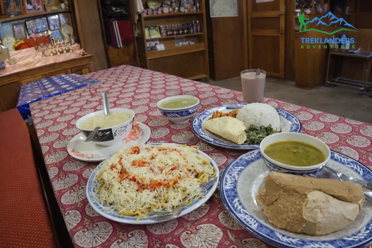 Food (meal)- langtang Gosaikunda HelambuTrek