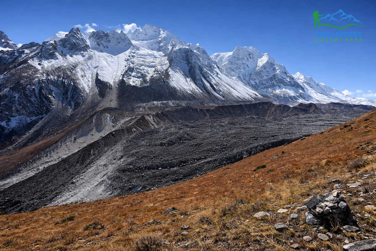 Stunning Glacier in the Manaslu Region, Nepal