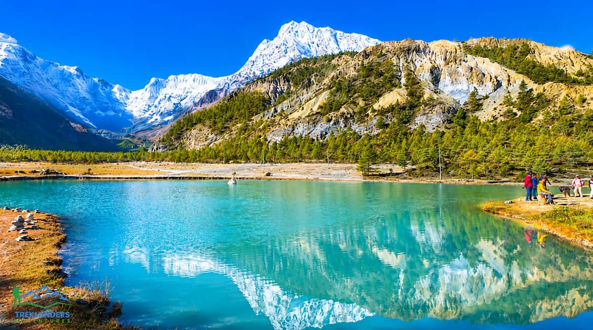 Blue lake- Manang