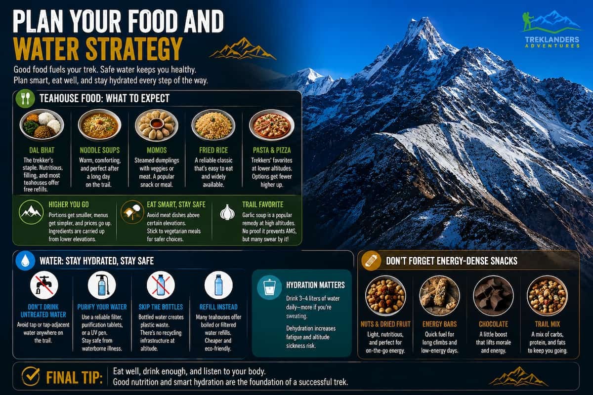 Plan Your Food and Water Strategy